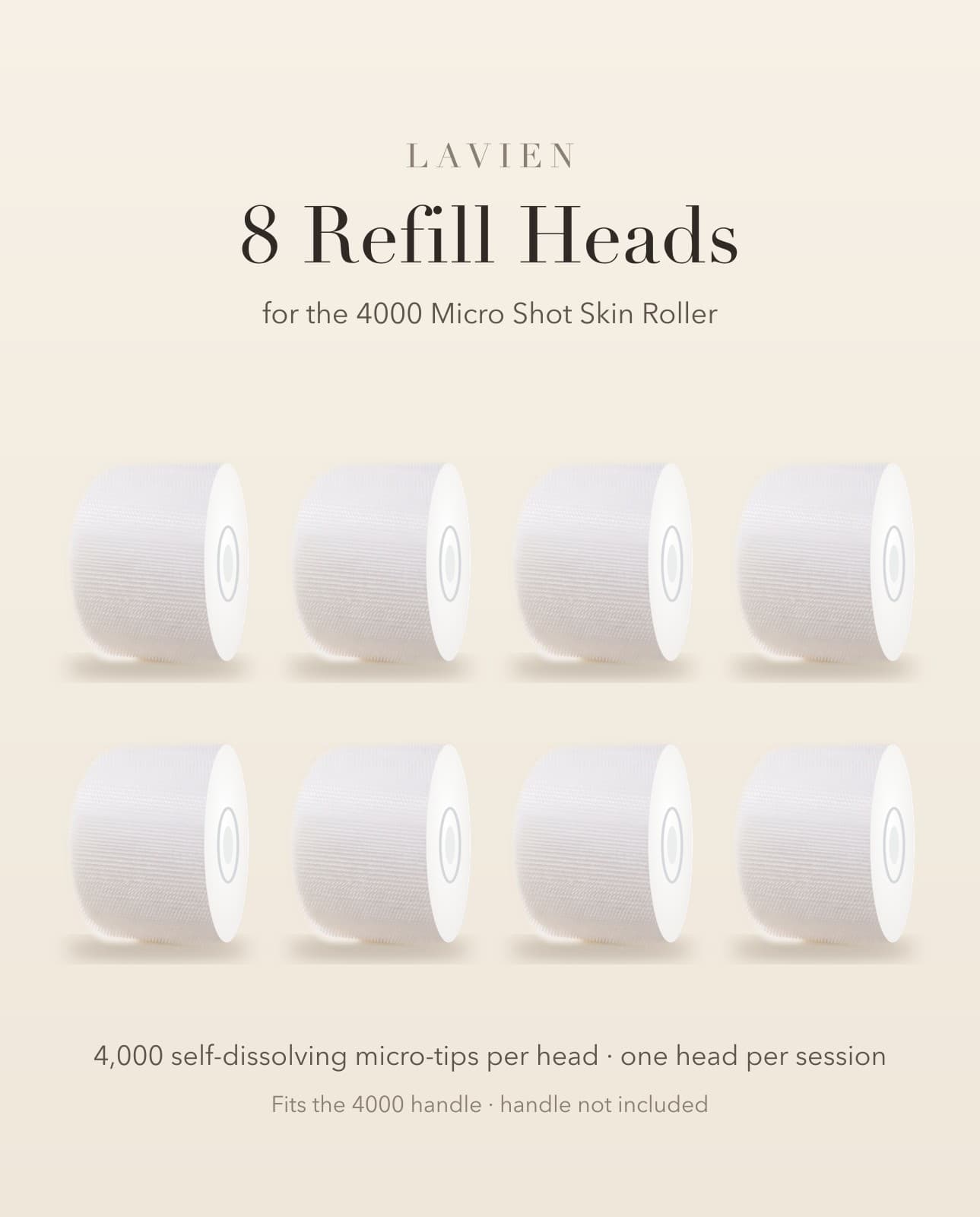 LAVIEN Medinic Line 4000 Micro Shot Skin Roller Refill Heads, photo 1